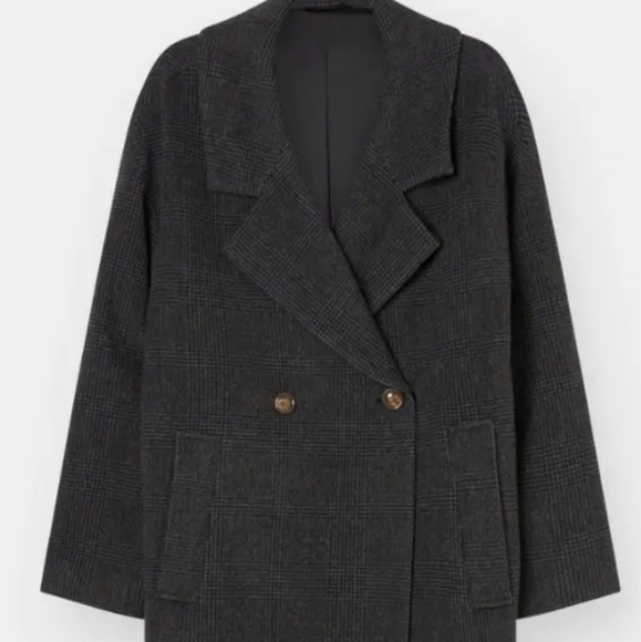 The Curated Charcoal Plaid London Coat XXL - Picture 3 of 3